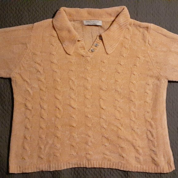 Sweaters - Vintage Short Sleeved Sweater